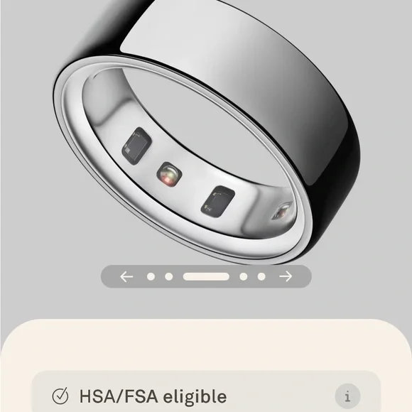 NEW Oura Ring 4 Silver Size 7 - Picture 3 of 3